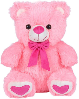 

AM Enterprises Soft Fabric Teddy Bear (Pink) - 20 cm(Pink)