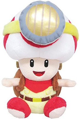

Sanei Super Mario Series Sitting Pose Captain Toad Plush 65"(White)