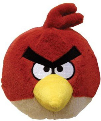 Angry Birds Plush 5Inch Red Bird With Sound(Red)