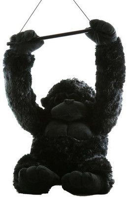 

O Teddy Hanging Chimpanzee - 11 Inch(Black)