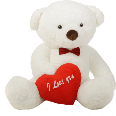 

Grab A Deal 2 Feet Big Teddy Bear with Red I Love You Heart - 24 Inch(White)