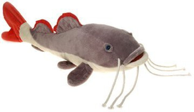 

Fiesta Toys Red Tail Catfish Plush Fish 20" - 12 inch(Grey)