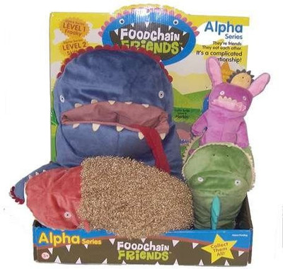 

Pint Size Food Chain Friends Alpha Series Set - 10 inch(Brown)