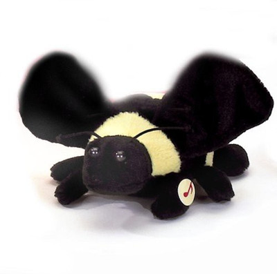 

Bearington Bears Buzzy Bee 6" Buzz Sound Plush Stuff Bearington Bug(Black)