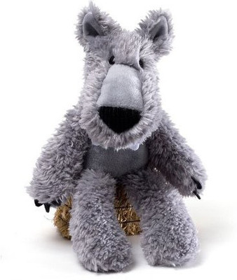 

Enesco Gund Halloween 13" Woodsy Plush Gray Wolf(Grey)