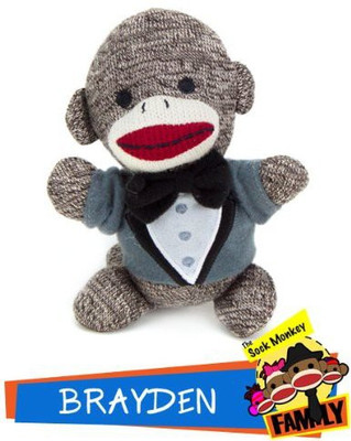 

Sock Monkey Family Brayden From The - 15 inch(Grey)