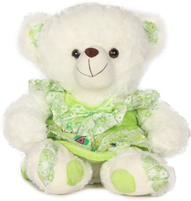 

V Golly Jolly Nx Frock Teddy Green - 55 cm(Green)