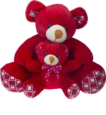

SANA TOYS MOTHER WITH CUTE BABY - 42 cm(RED)