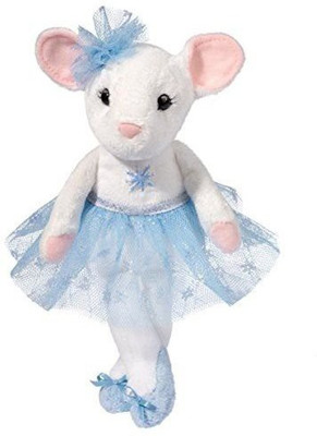 

Douglas Cuddle9" Plush Silver Bell Tutu The White Ballerina Mouse - 8 inch(White)