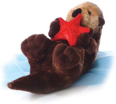 

Aurora Plush Cali Otter Flopsie 12"(Brown)