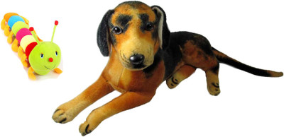 

Alexus Sitting Dog And Caterpillar - 32 cm(Multicolor)