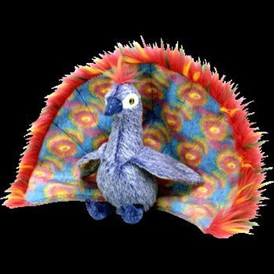 

ty Beanie Ba Flashy The Peacock(Blue)