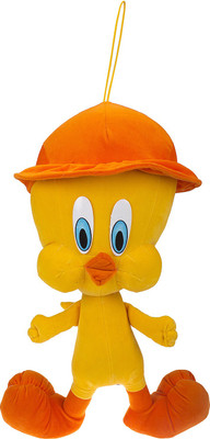Sana Yellow Duck With Cap CM 52 52 cm Orange Sana Soft Toys