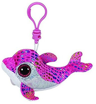 

ty Sparkles Pink Dolphin Clip(Pink)