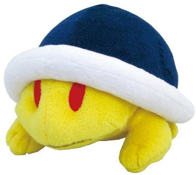 

Sanei Super Mario Plush Series Buzzy Beetle/Meto Plush Doll4" - 18.3 inch(Yellow)