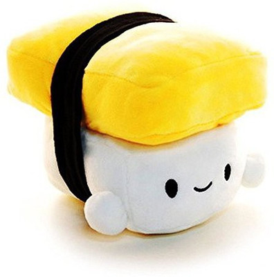 

FOOD PLUSH Japanese Food Sushi Small Cushion Gift Plush Decoration(Yellow)