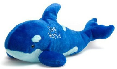 

SeaWorld Whale Blue Plush 16"(Blue)