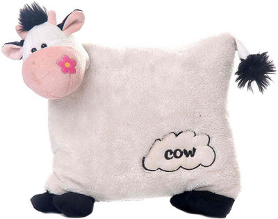 

Play N Pet Cow shape Cushion - 30 cm(White)