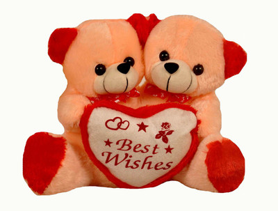 

Riya Enterprises Sweet Pair Fur - 24 cm(Orange)
