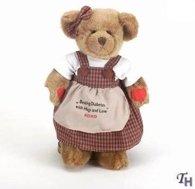 

Russ Berrie Ru The Bear With Diabetes - 12 inch(Brown)