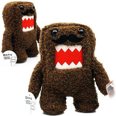 

Licensed 2 Play Domo Moustache 6 1/2" Plush Novelty Doll(Brown)
