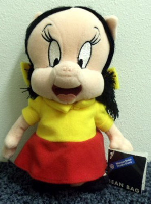 Warner Bros. Retired Warner Brothers Porky Pig Girlfriend Petunia Pig 8(Brown)