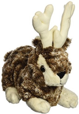 

Wishpets 8" Crouching Jackalope Plush - 6 inch(Brown)