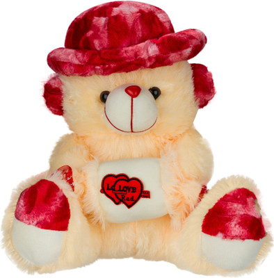 

Fashion Knockout Fk Adorable Toffee Teddy - 18 inch(White, Red), Red;white