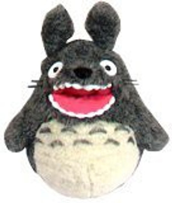 

Totoro My Neighbor 6" Tall Barking Plush With A Pink Open Mouth - 14 inch(Black)