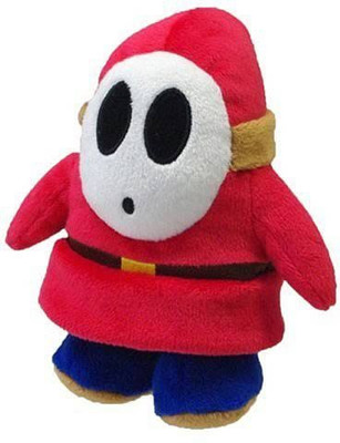 Little Buddy Toys Shy Guy 5" Plush - 5 inch(Red)