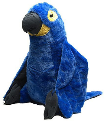

Wild Republic Cuddlekins Jumbo Macaw Hyacinth Plush - 8 inch(Blue)