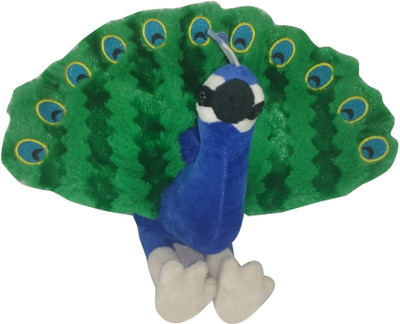 

Soft Buddies Peacock - 11 inch(Multicolor)