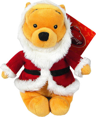 

Disney Pooh in Santa Outfit - 8 inch(Yellow, Red), Red;yellow