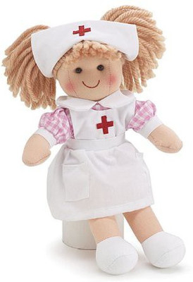 

Burton & Burton Plush 10" Nurse Nellie Doll Adorable For Little Nurses - 8 inch(White)