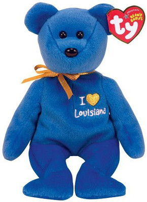 

ty Louisiana I Louisiana Bear Beanie Babies - 30 cm(Blue)
