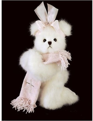 

Bearington Patty Praysmore Bear Bear Baptism Gift - 15 inch(White)