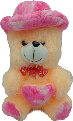 

Art N Hub Cap Teddy With Heart (H-38cm) - 38 cm(Multicolor)