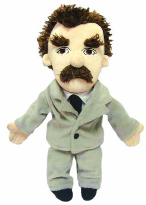 

The Unemployed Philosophers Guild Friedrich Nietzsche Plush Little Thinker Doll - 2 inch(Brown)