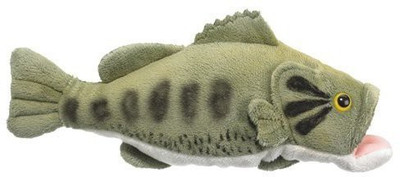 

Wildlife Artists Wild Life Artist Large Mouth Bass Plush 10" L(Green)