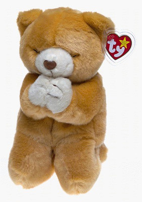 

TY Beanie Babies Hope The Praying Bear(Brown)