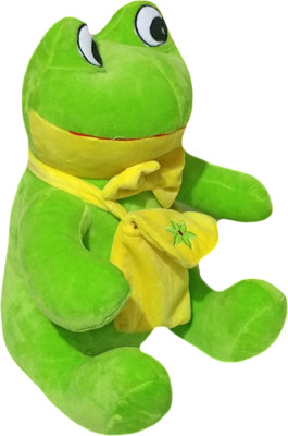 

Soft Buddies Naughty Frog with Bag - 15 inch(Brown)