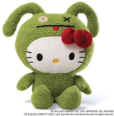

Uglydoll Hello Kitty Ugly Doll Ox 7 In Plush(Green)