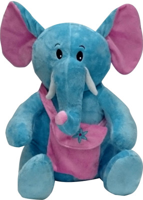 Soft Buddies Naughty Elephant - 16 inch(Blue)