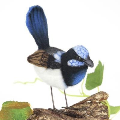 

Hansa Wren Plush Animal 3"Blue(Blue)
