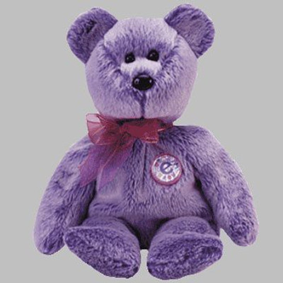 

TY Beanie Babies Periwinkle The Bear - 18 inch(Purple)