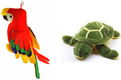 

Deals India Deals India Parrot (20 cm) and turtle (25 cm) (set of 2) - 25 cm(Multicolor)