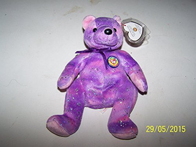 

ty Beanie Babies Club Vi Rainbow(Purple)