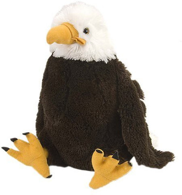

Wild Republic Cuddlekins 12" Bald Eagle(Black)