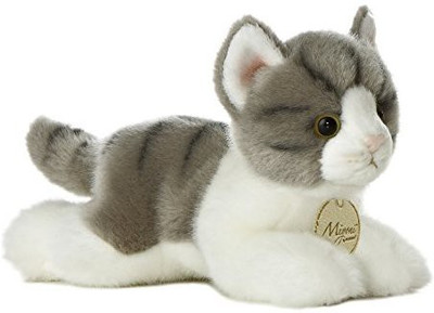 

Aurora World Miyoni Grey Tab Cat Plush8" - 11.81 inch(White)