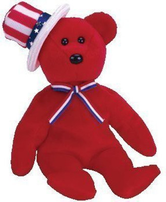 

ty Beanie Babies Sam Bear Red(Red)